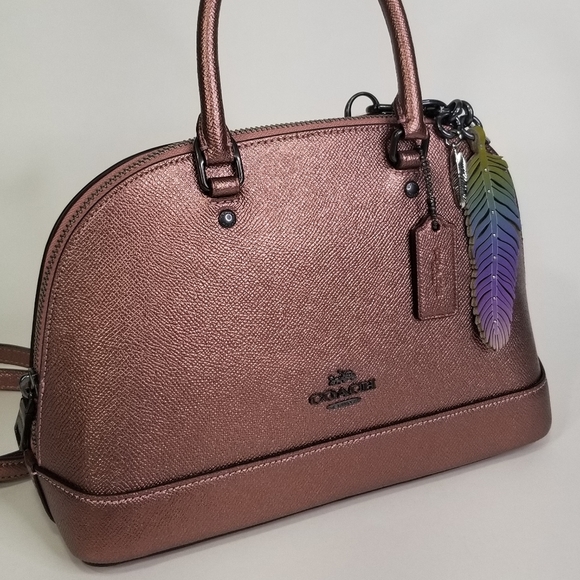 COACH Set 2p CONV. PURSE BAG + CHARM DESIGNER - Picture 9 of 10